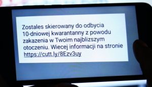 Uwaga na fałszywe SMS-y o kwarantannie!