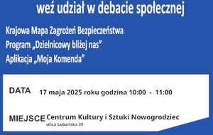Policjanci zapraszają seniorów na debatę do Nowogrodźca