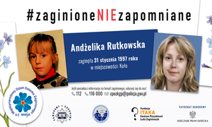 #zaginioneNIEzapomniane – wciąż czekamy na Andżelikę KGP