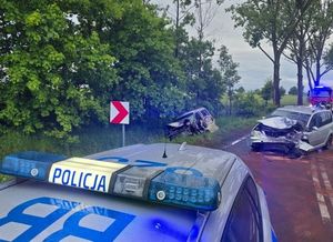 Nietrzeźwy kierowca bez uprawnień sprawcą wypadku drogowego