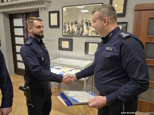Bolesławiecki policjant wśród najlepszych dyżurnych garnizonu dolnośląskiego