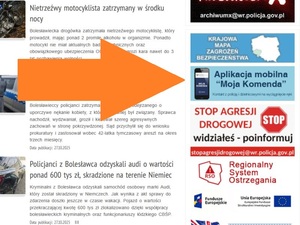 Za pośrednictwem Krajowej Mapy Zagrożeń Bezpieczeństwa mieszkańcy zgłaszają najwięcej zagrożeń z ruchu drogowego