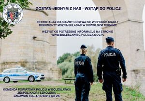 Wstąp do bolesławieckiej Policji!