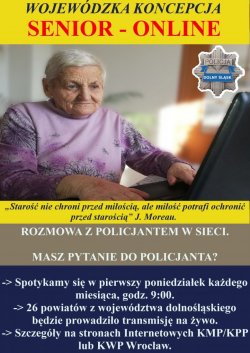 Plakat Senior Online